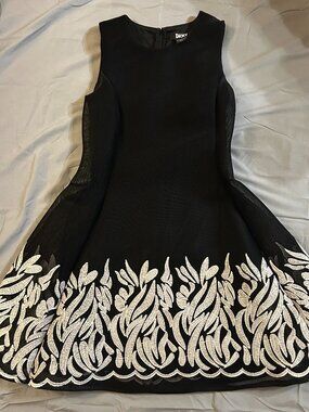 DKNY fit & flare dress